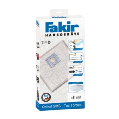 Fakir D Tipi Orijinal 5'Li Toz Torbası